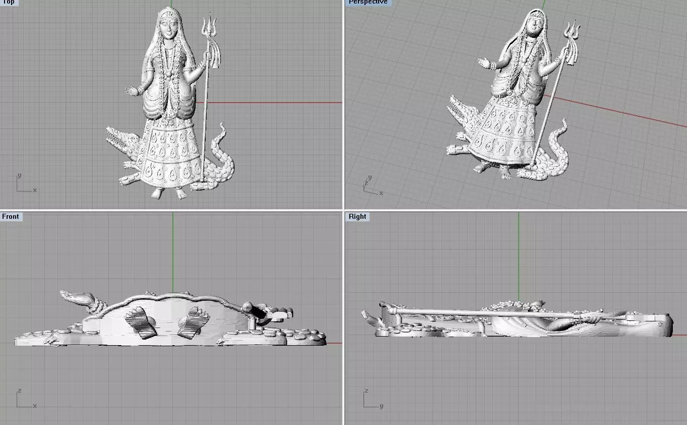 khodal maa 3D print model_0