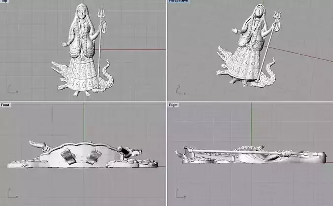khodal maa 3D print model