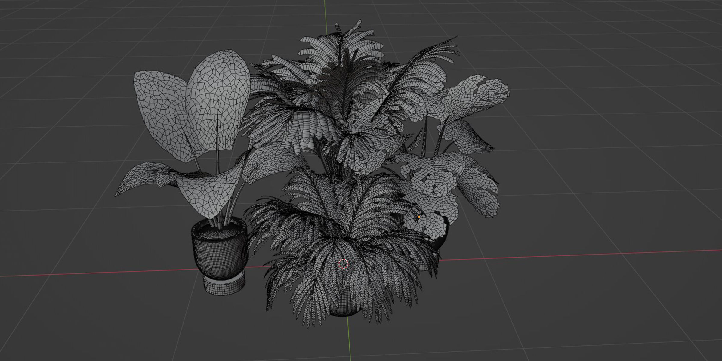 Indoor Plants Collection vol 221-Blender 3D model_5
