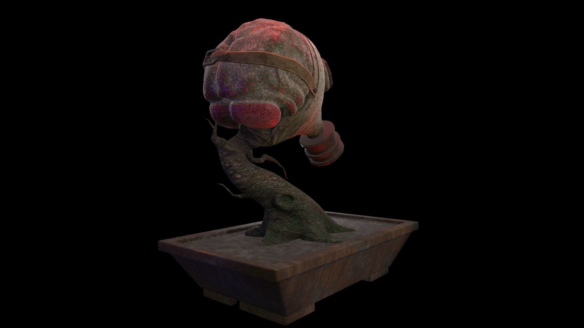 STYLIZED SELF RELIABLE TREE  Low-poly 3D model_4