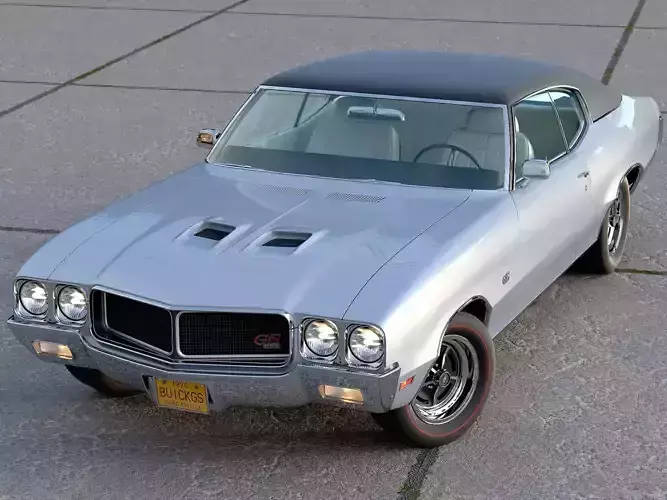 Buick GS Coupe 1970 3D model