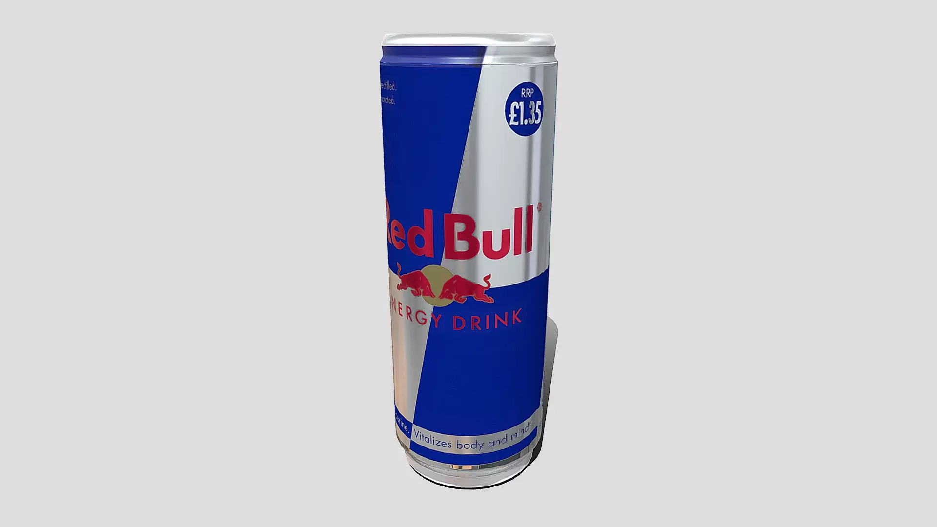 Redbull Free low-poly 3D model