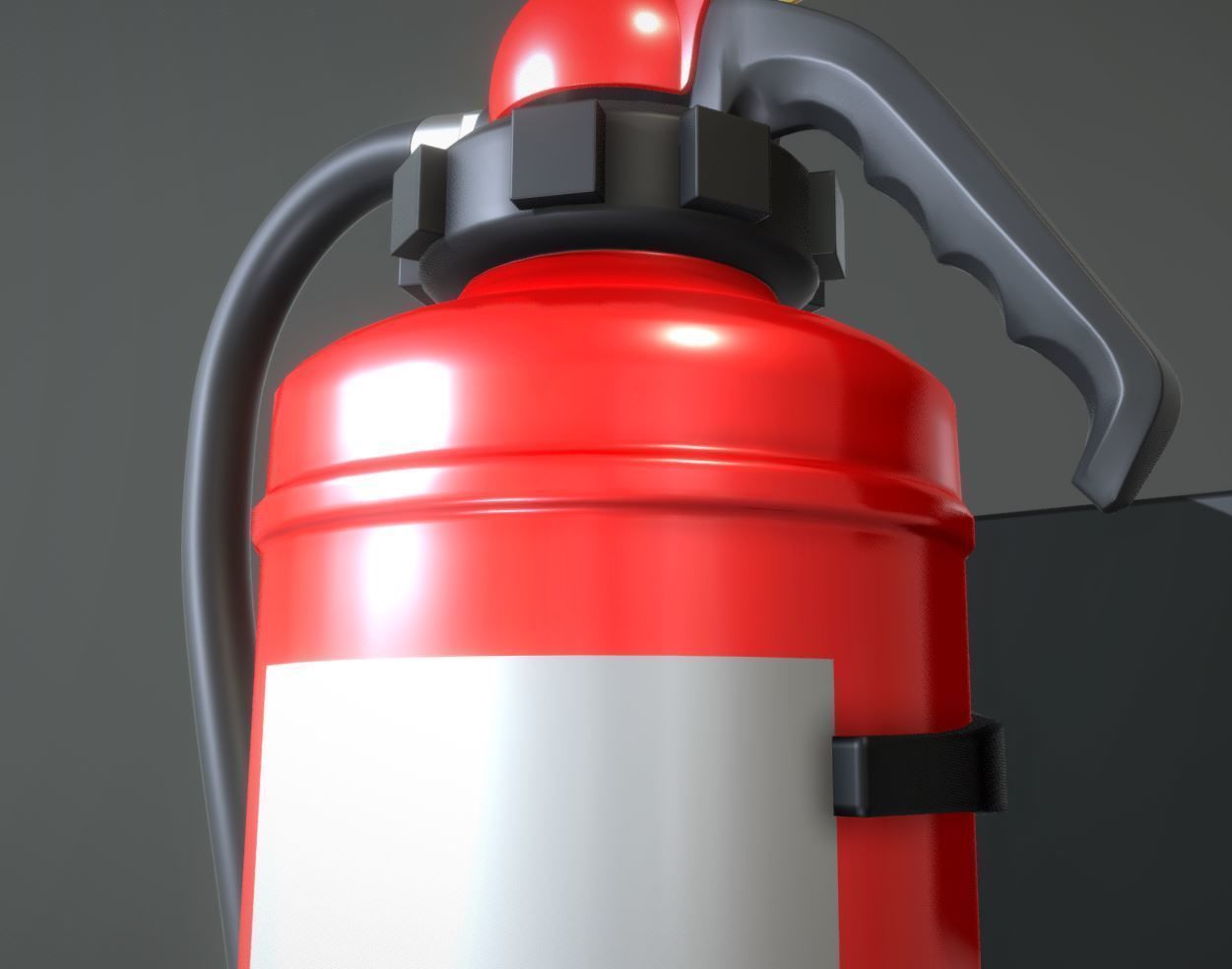 High-Poly Fire Extinguisher 3D model_6