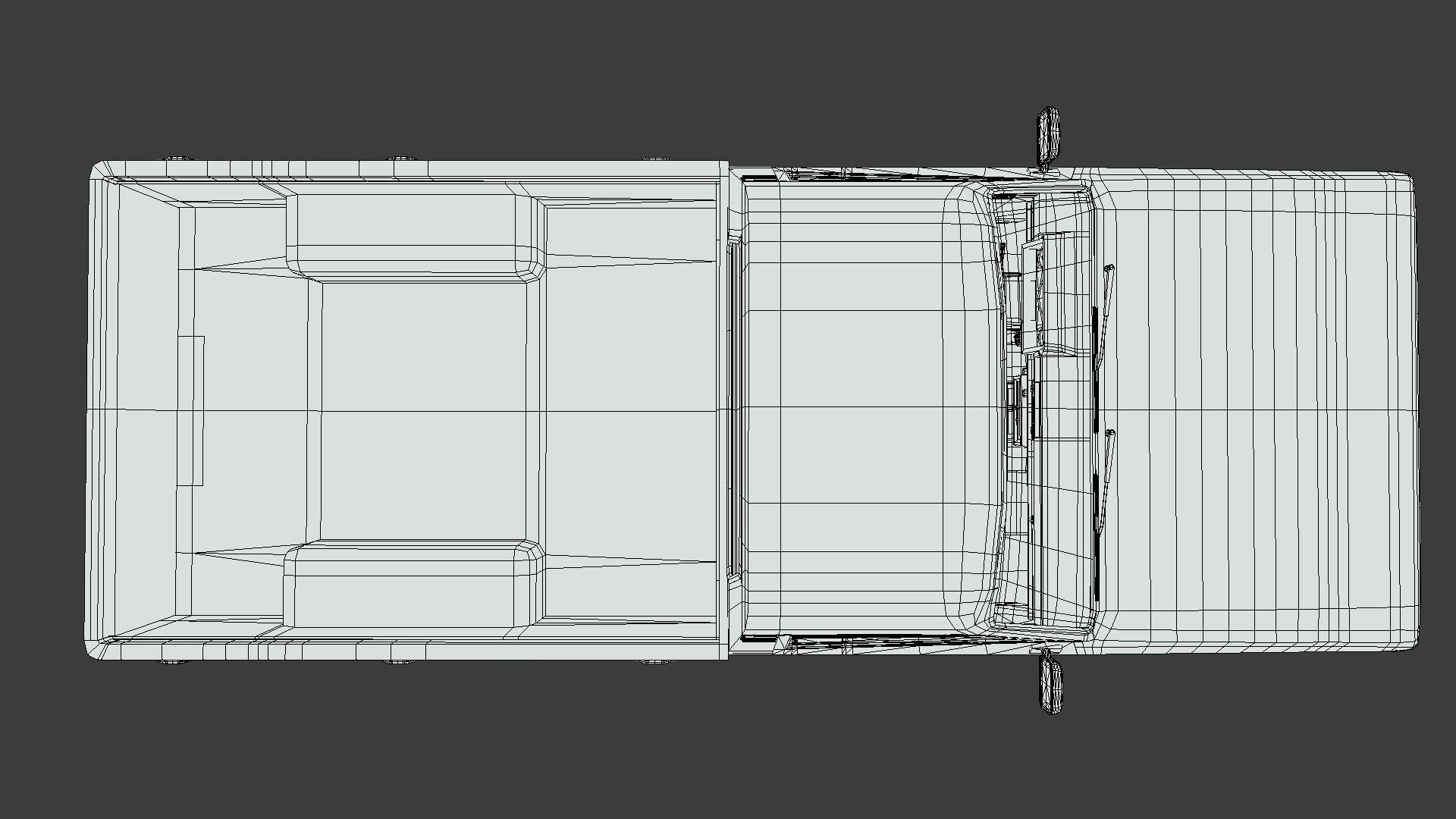 Datsun 720 Pickup Truck Low-poly 3D model_24