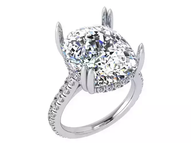 Cushion Diamond Ring 3714