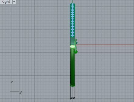 Diamond Bangle Bracelet 3715 3D print model_6