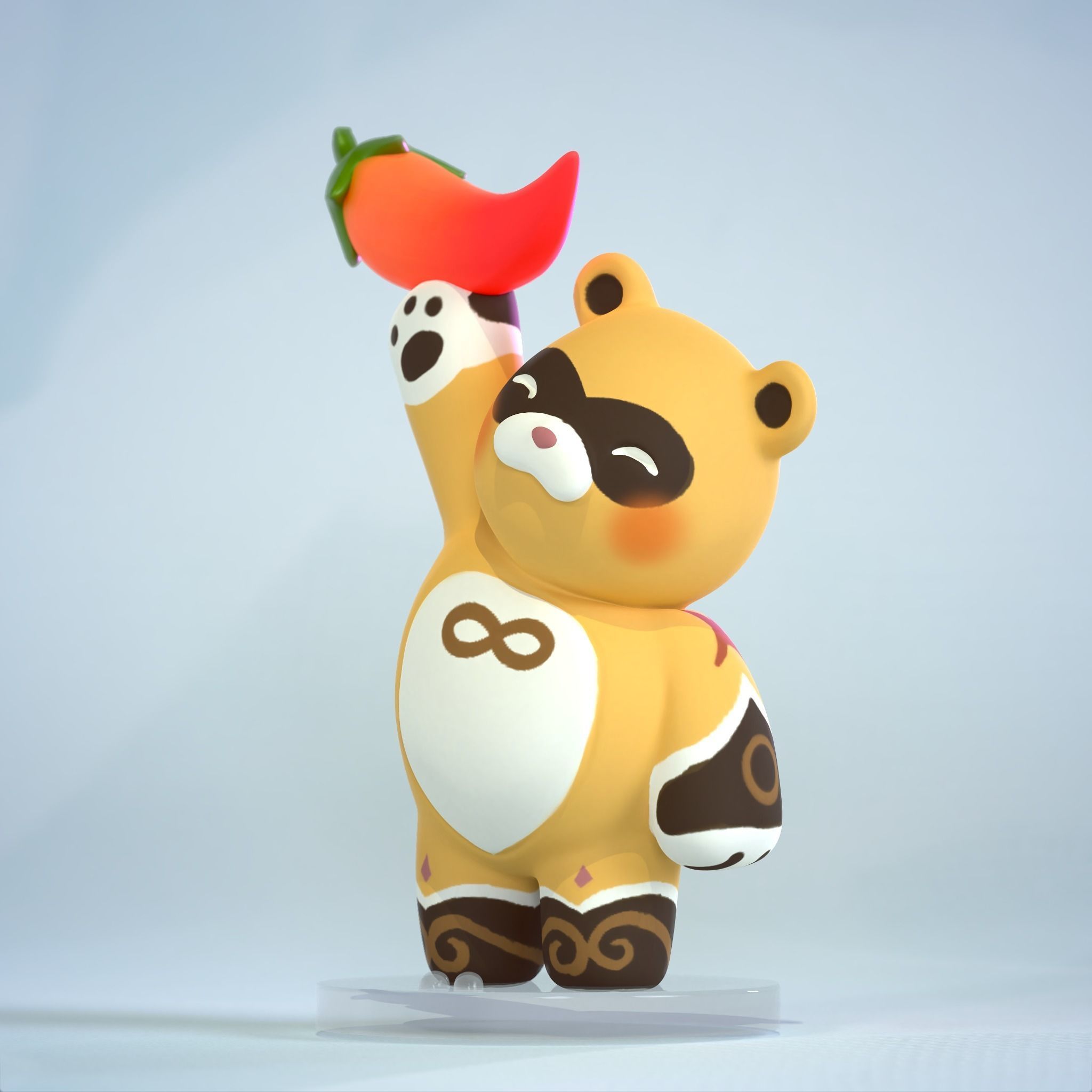 Gouba the God of the Stove 3D print model_9