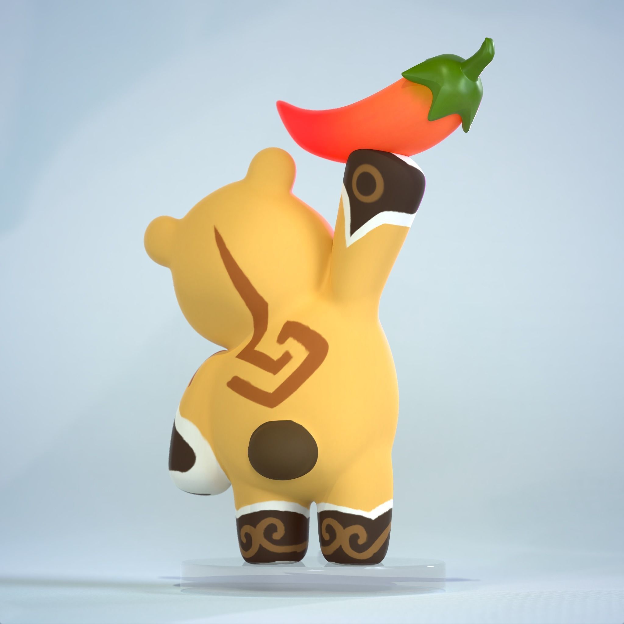 Gouba the God of the Stove 3D print model_7