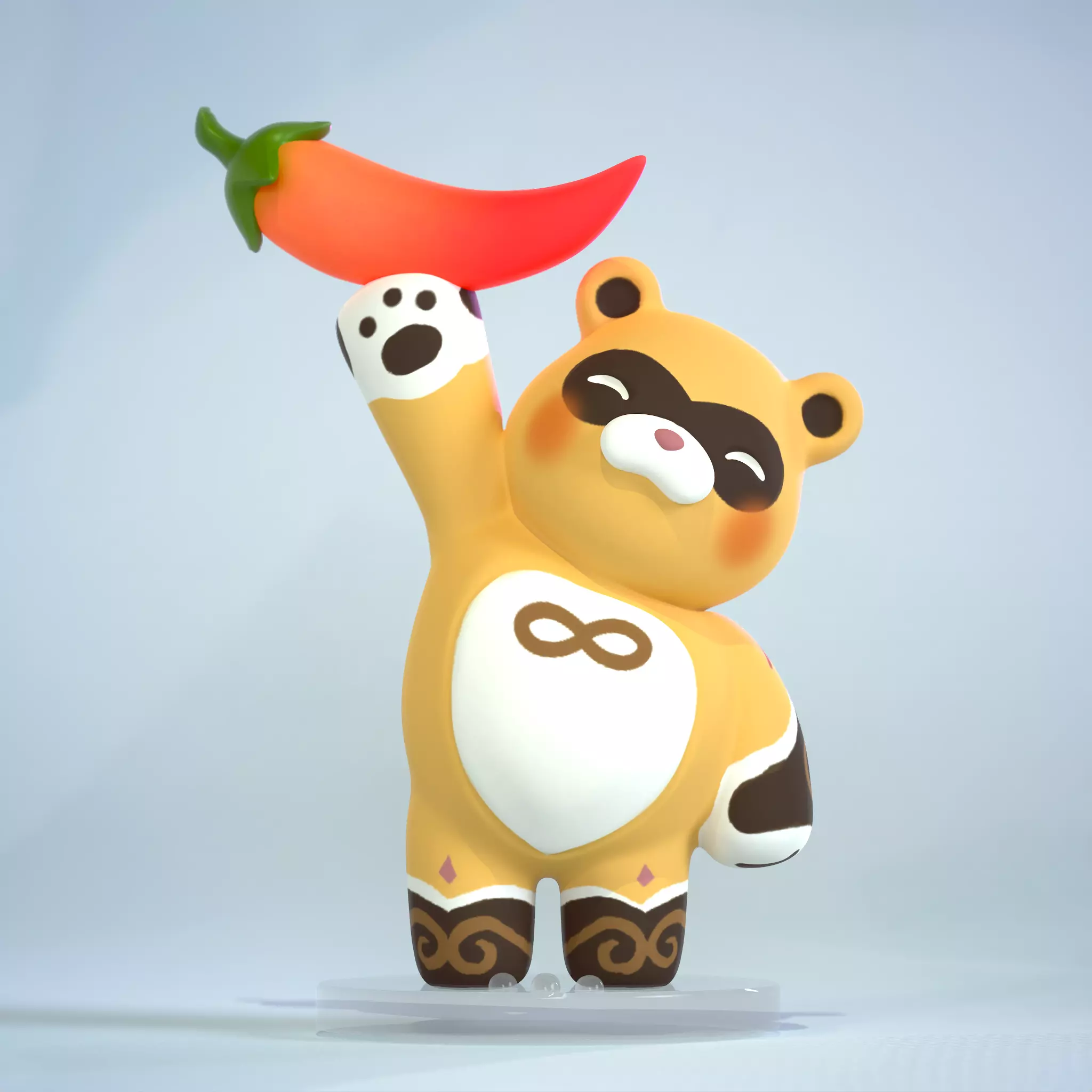 Gouba the God of the Stove 3D print model_0