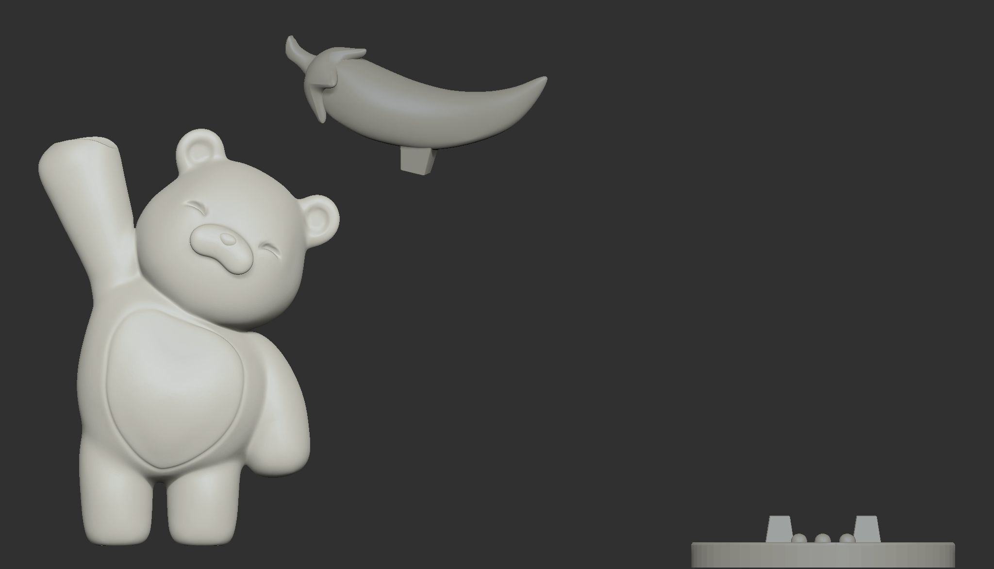 Gouba the God of the Stove 3D print model_12