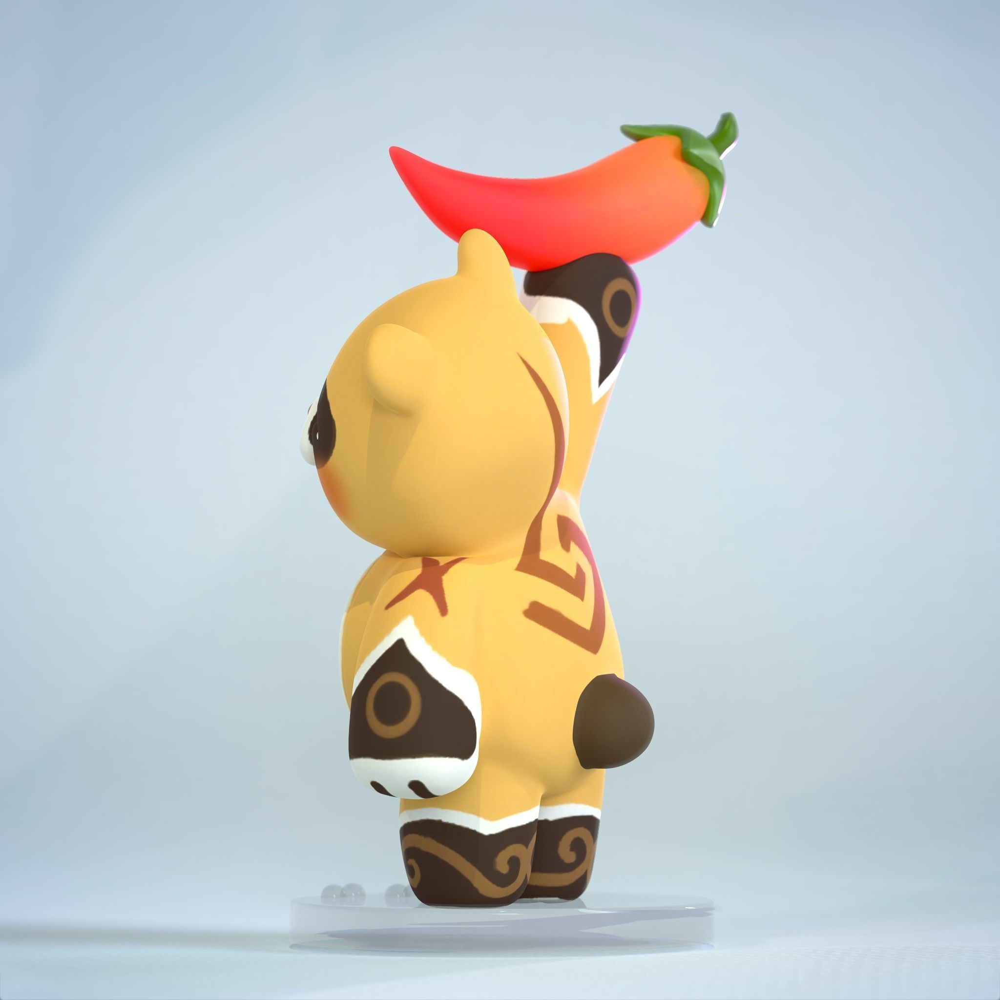 Gouba the God of the Stove 3D print model_8