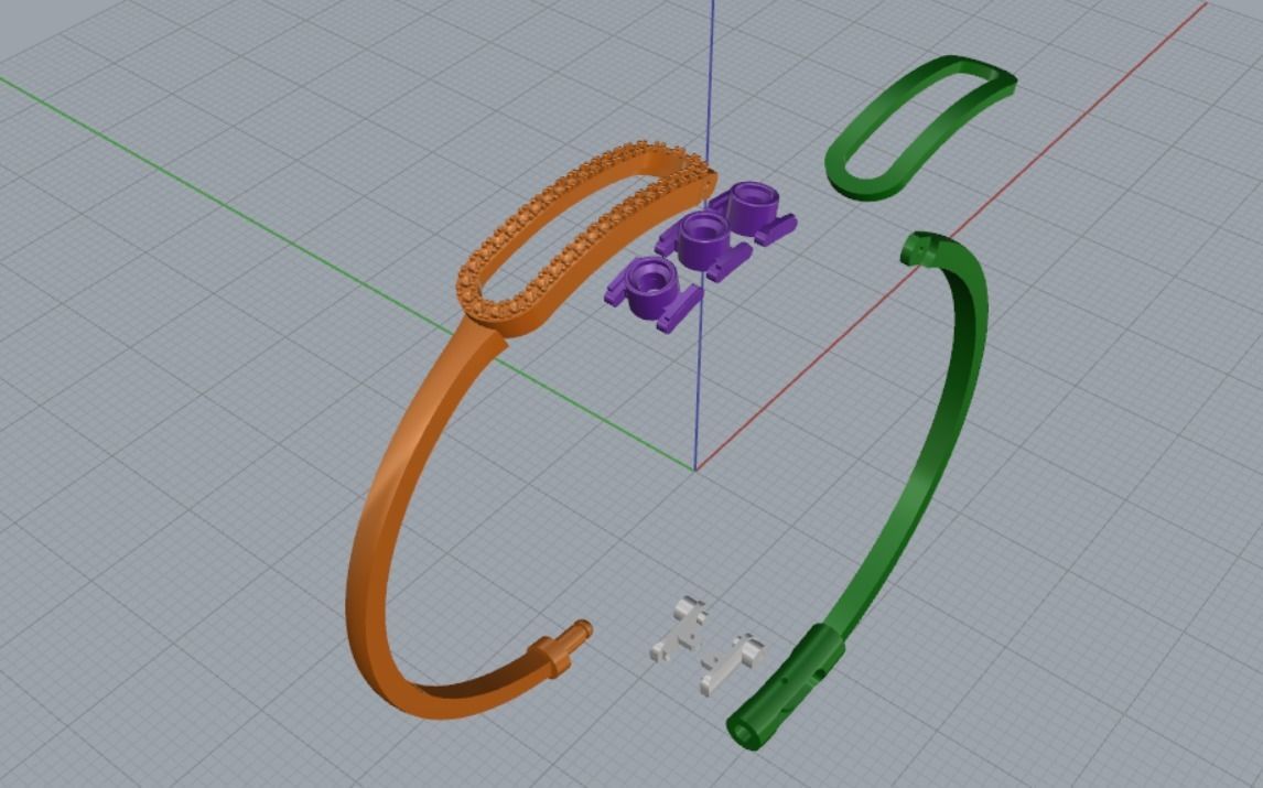 bracelet missika 3D print model_9