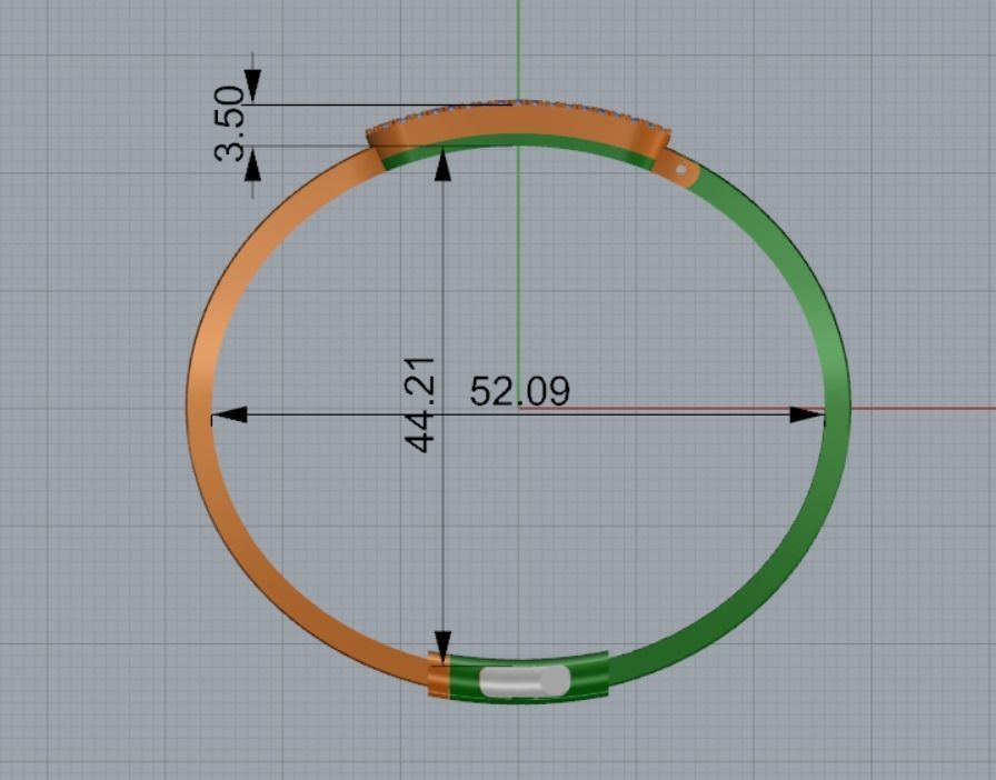 bracelet missika 3D print model_4