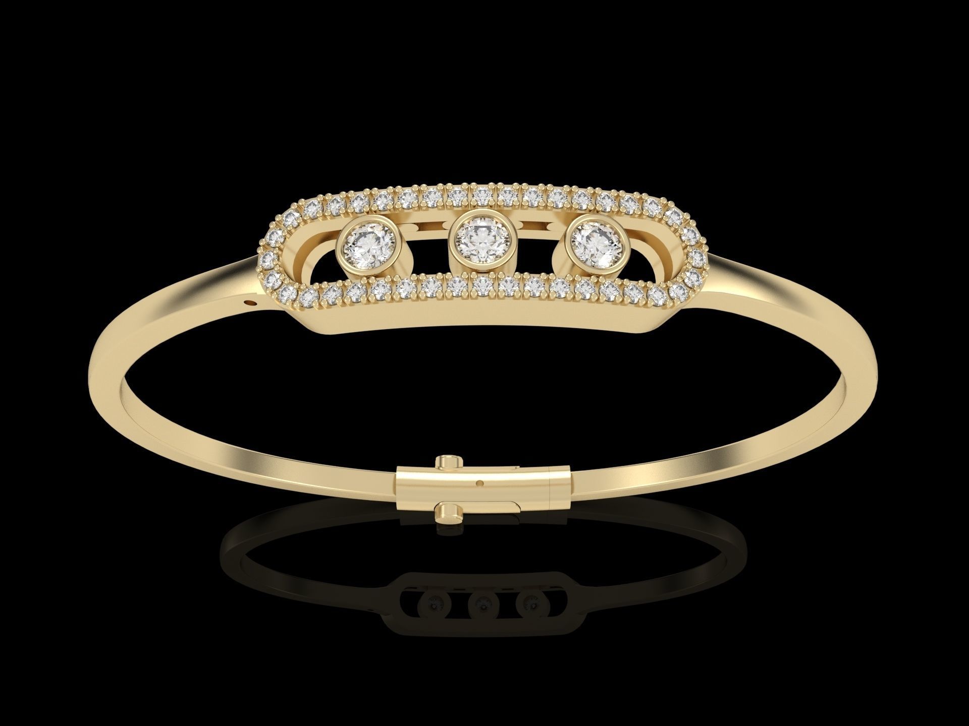 bracelet missika 3D print model_2
