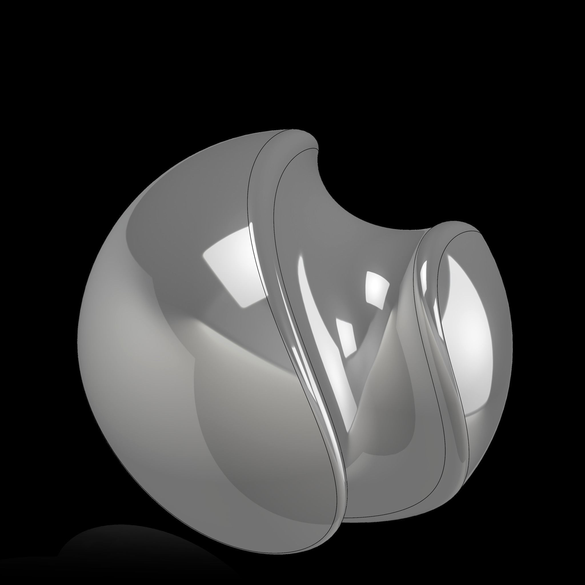 gimball b 3D print model_10