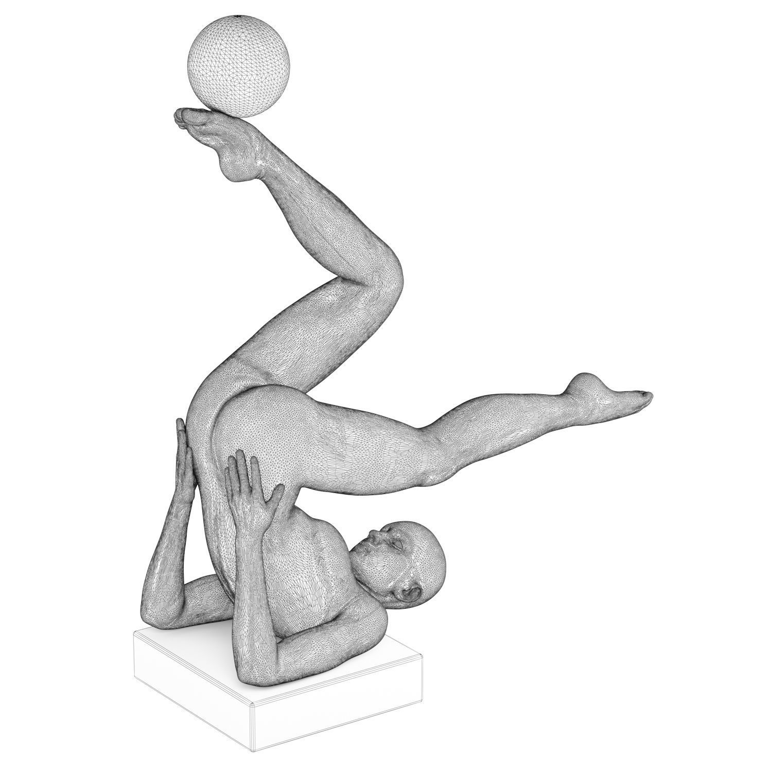 Tickmacrevan Modern Doll Figurine 3D model_6