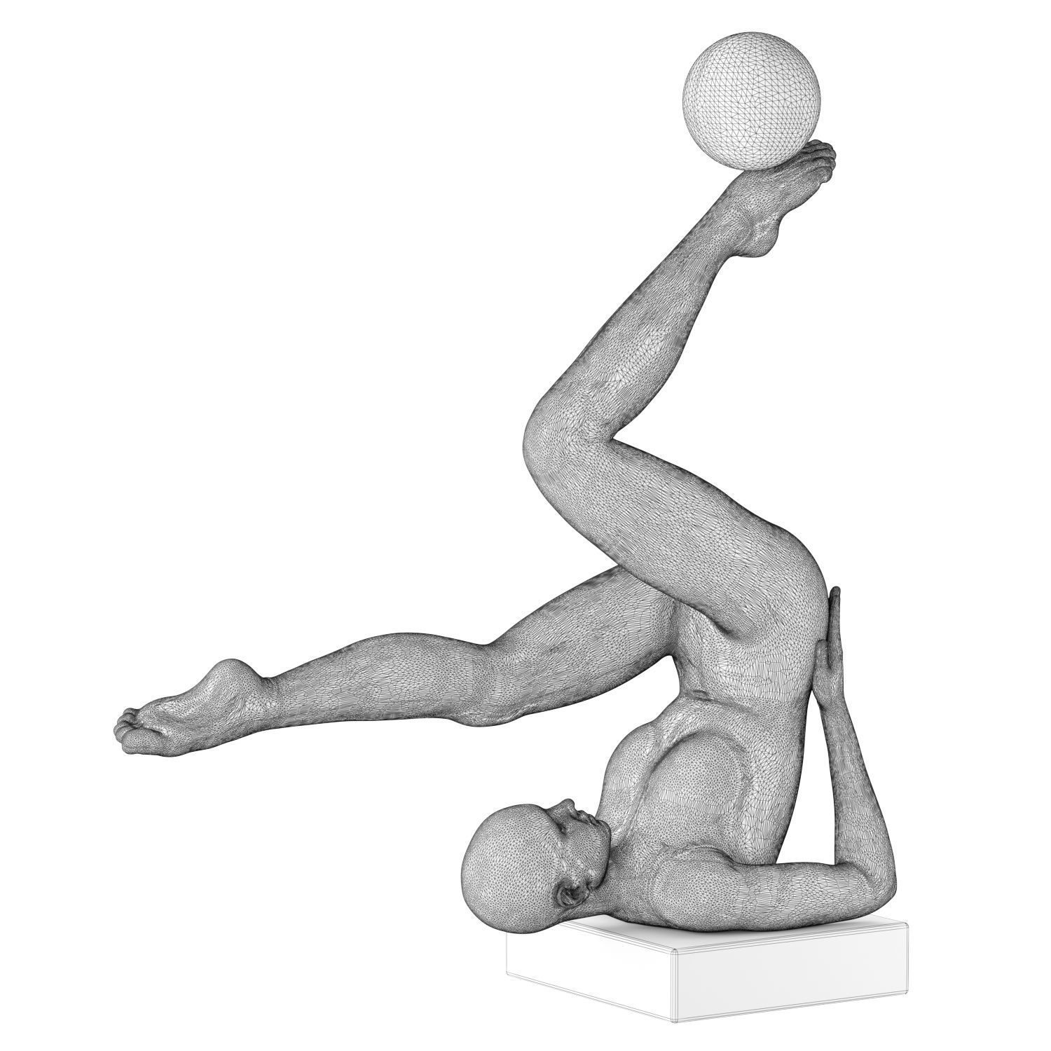 Tickmacrevan Modern Doll Figurine 3D model_5