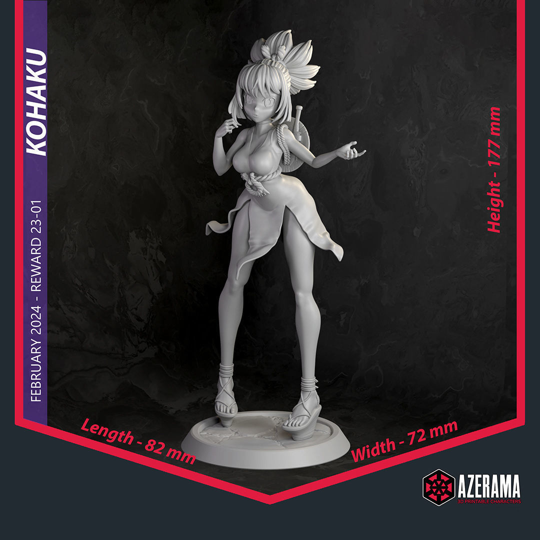Kohaku STL Ready for 3D Printing 3D print model_8