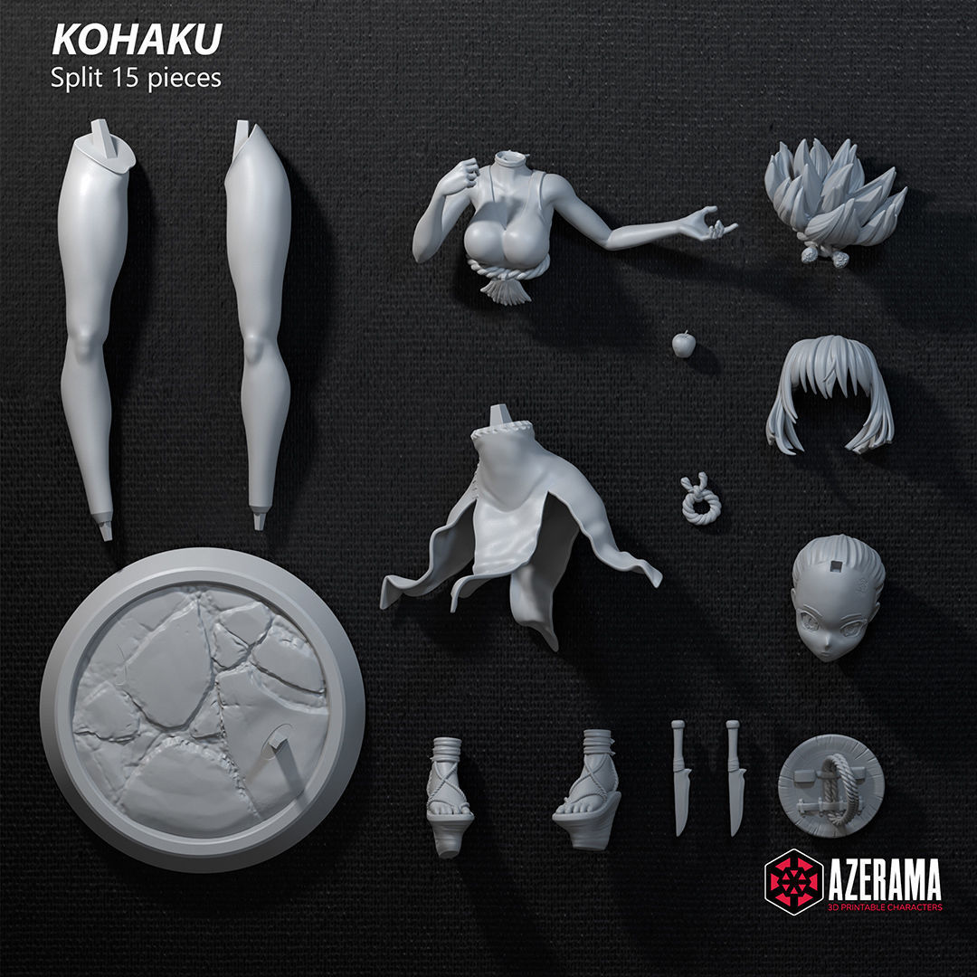 Kohaku STL Ready for 3D Printing 3D print model_6