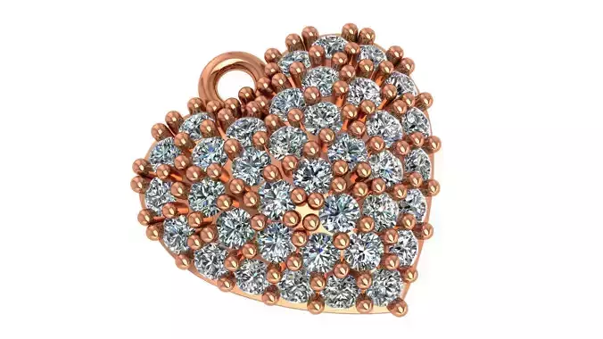 Heart Pendant 3D print model