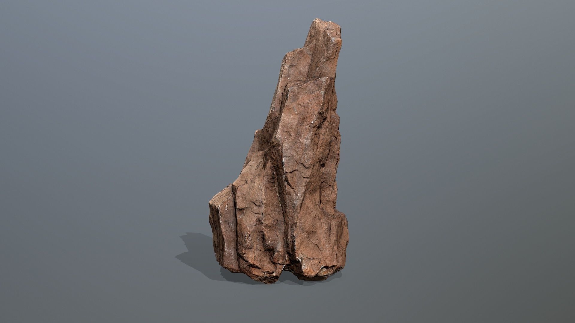 desert rocks Low-poly 3D model_3