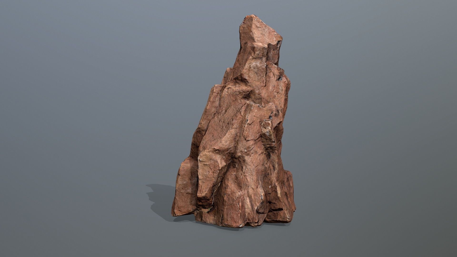 desert rocks Low-poly 3D model_2