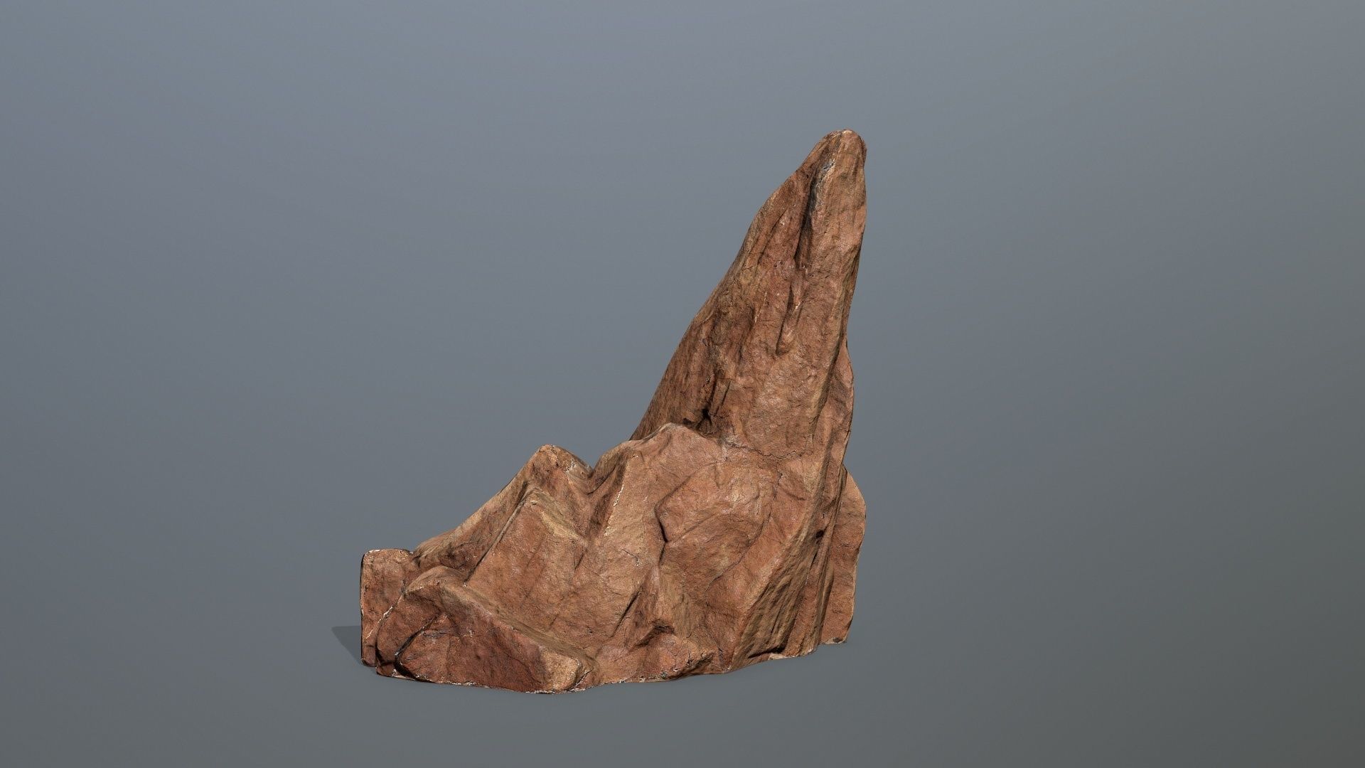 desert rocks Low-poly 3D model_7