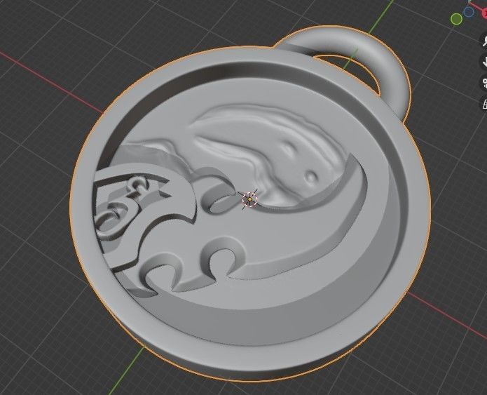 DEMON HUNTER WOW KEYCHAIN 3D PRINT 3D print model_6