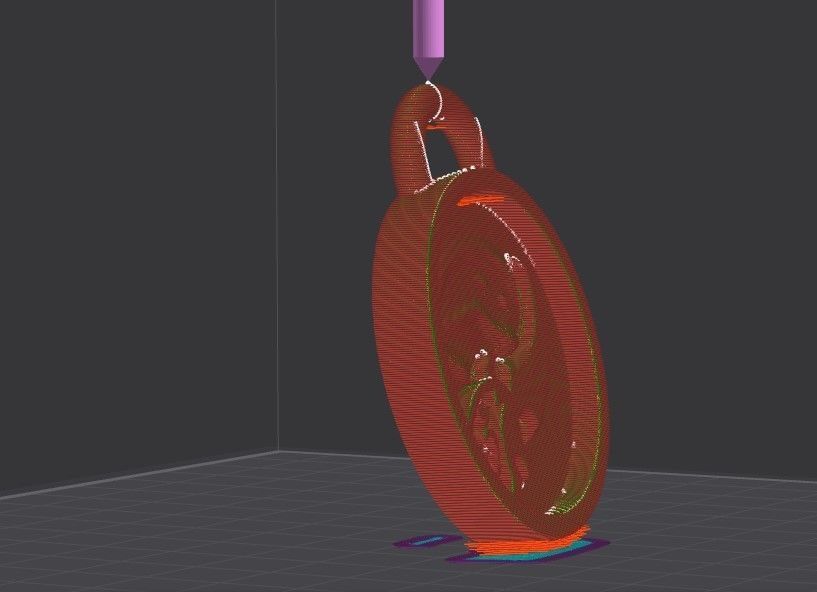 DEMON HUNTER WOW KEYCHAIN 3D PRINT 3D print model_9