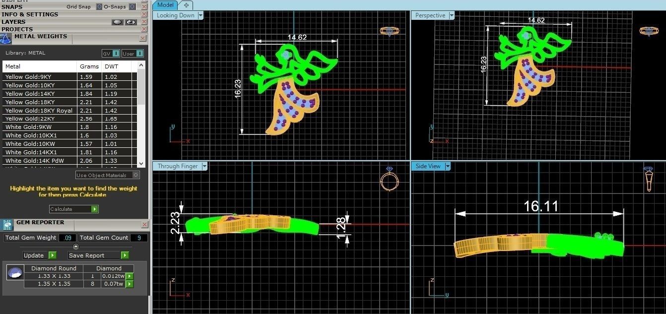 Angel Pendant 3D print model_3