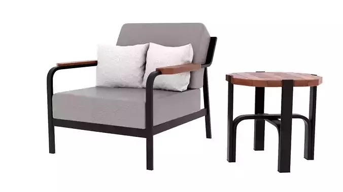 Furniture set for relaxation