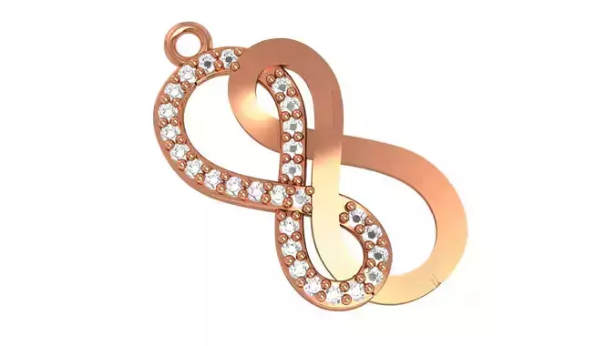 Dual Loop Infinity Pendant