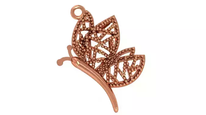 Butterfly Charm Pendant 3D print model