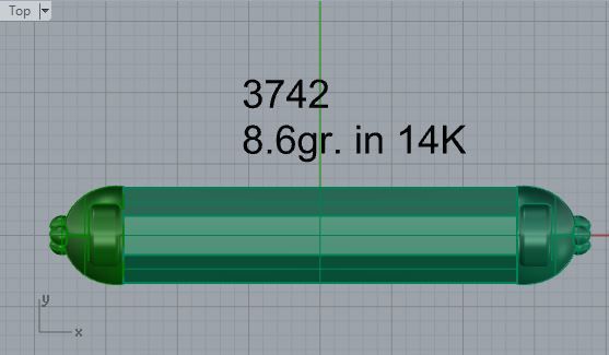 Capsule Pendant 3742 3D print model_4