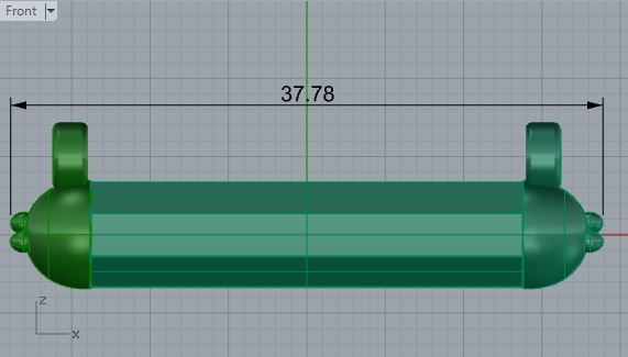 Capsule Pendant 3742 3D print model_5