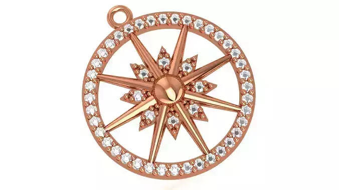 Circle of Life Diamond Necklace Charm Pendant 