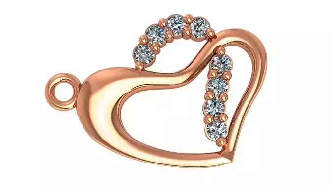 Heart Love Pendant charm