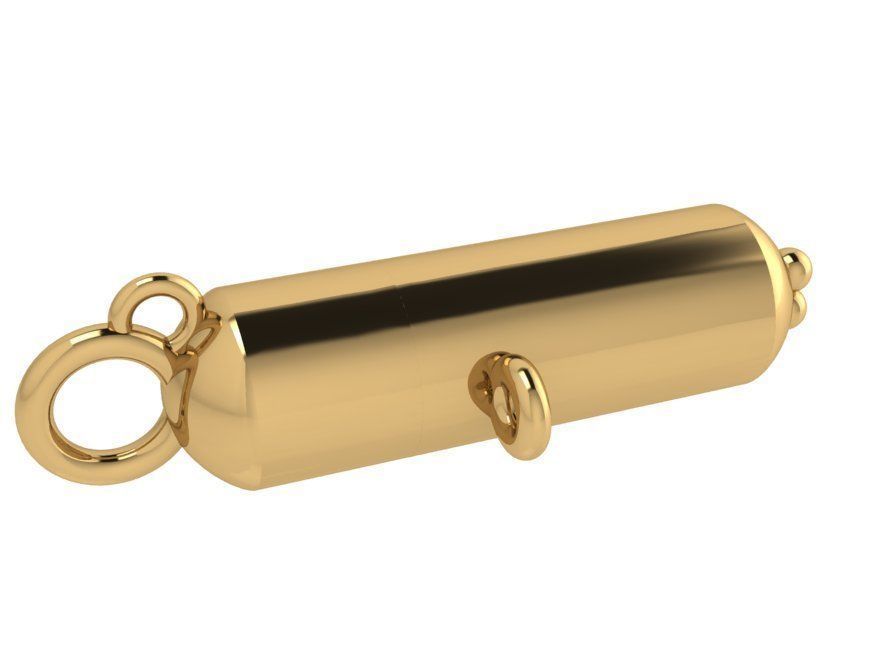 Capsule Pendant 3745 3D print model_1