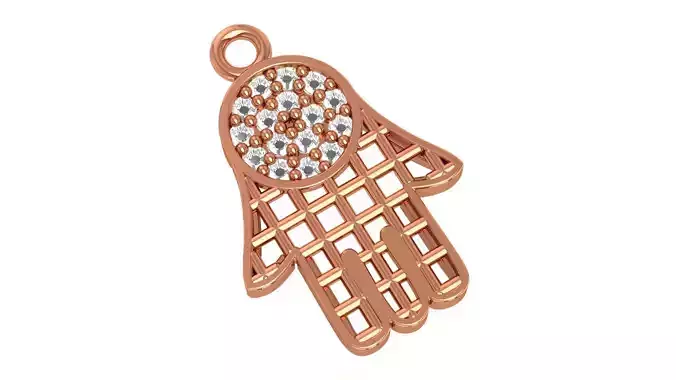Hamsa Pendant  3D print model