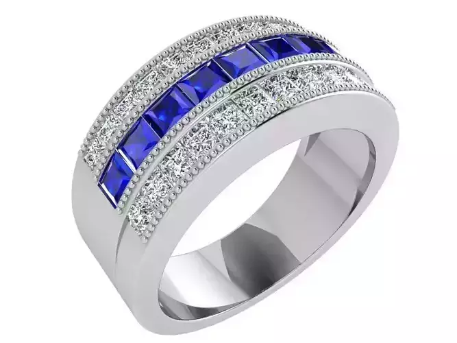 Diamond Band Ring 3748