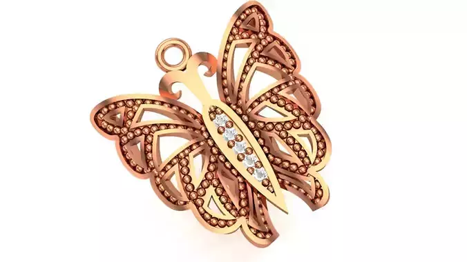 Butterlfy Necklace charm pendant