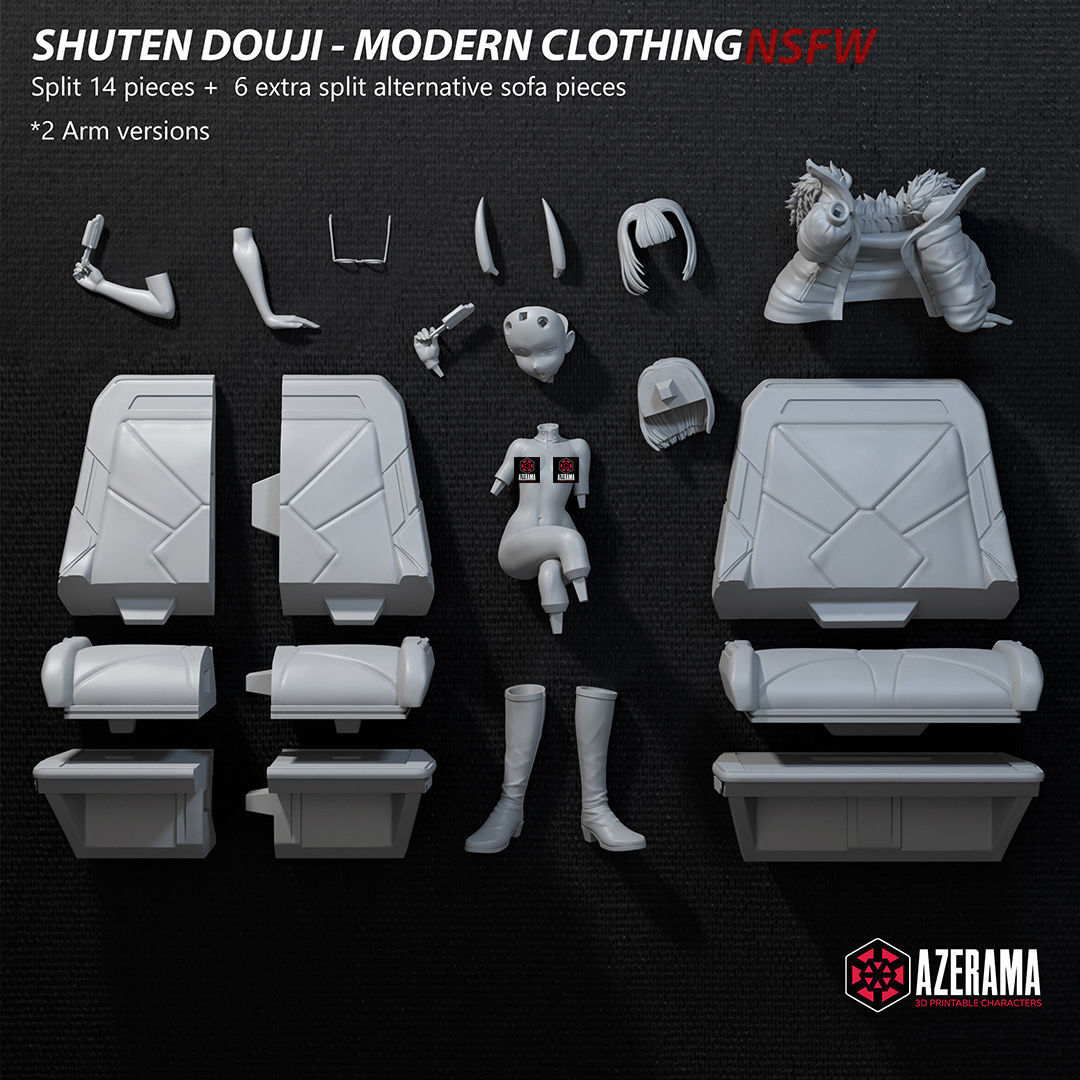 Shuten Douji-MC NSFW STL Ready for 3D Printing 3D print model_3