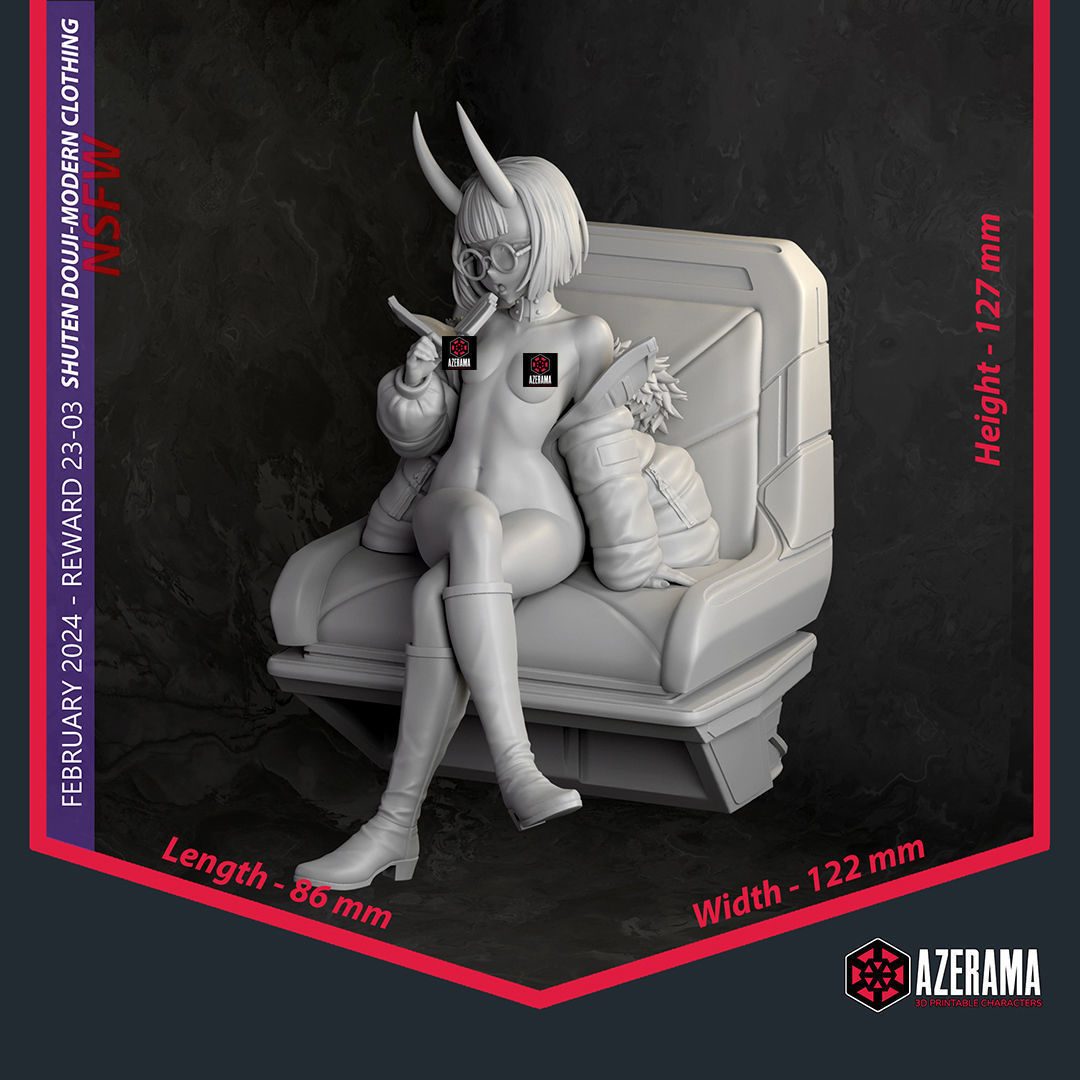 Shuten Douji-MC NSFW STL Ready for 3D Printing 3D print model_1