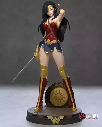 Wonder Woman STL Ready for 3D Printing