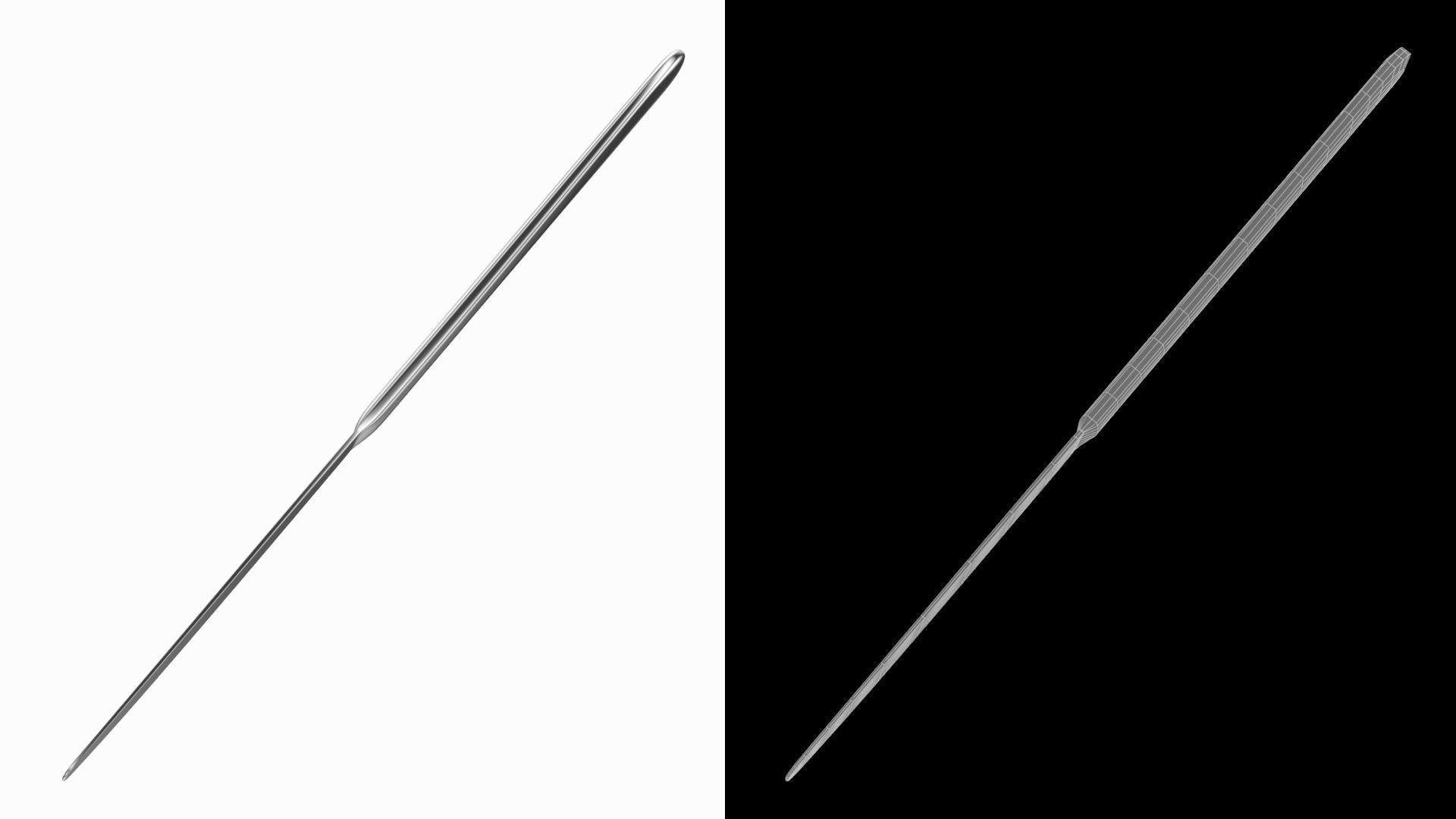 Table Dinner Knife Generic Cutlery 3D model_6