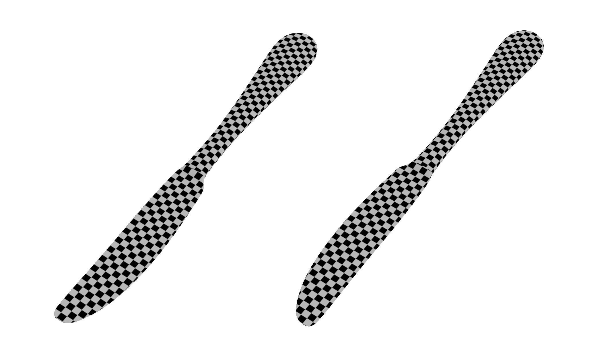 Table Dinner Knife Generic Cutlery 3D model_15