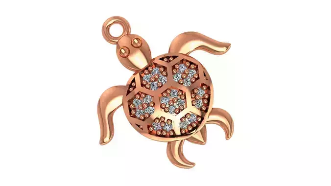 Sea Turtle Necklace Charm Pendant