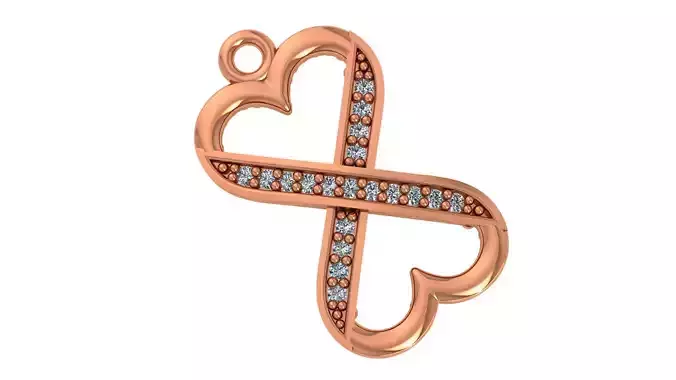 Heart Infinity Pendant