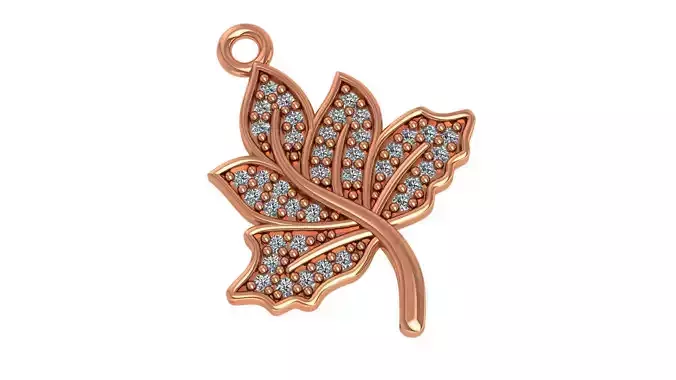 Maple leaf Charm Necklace