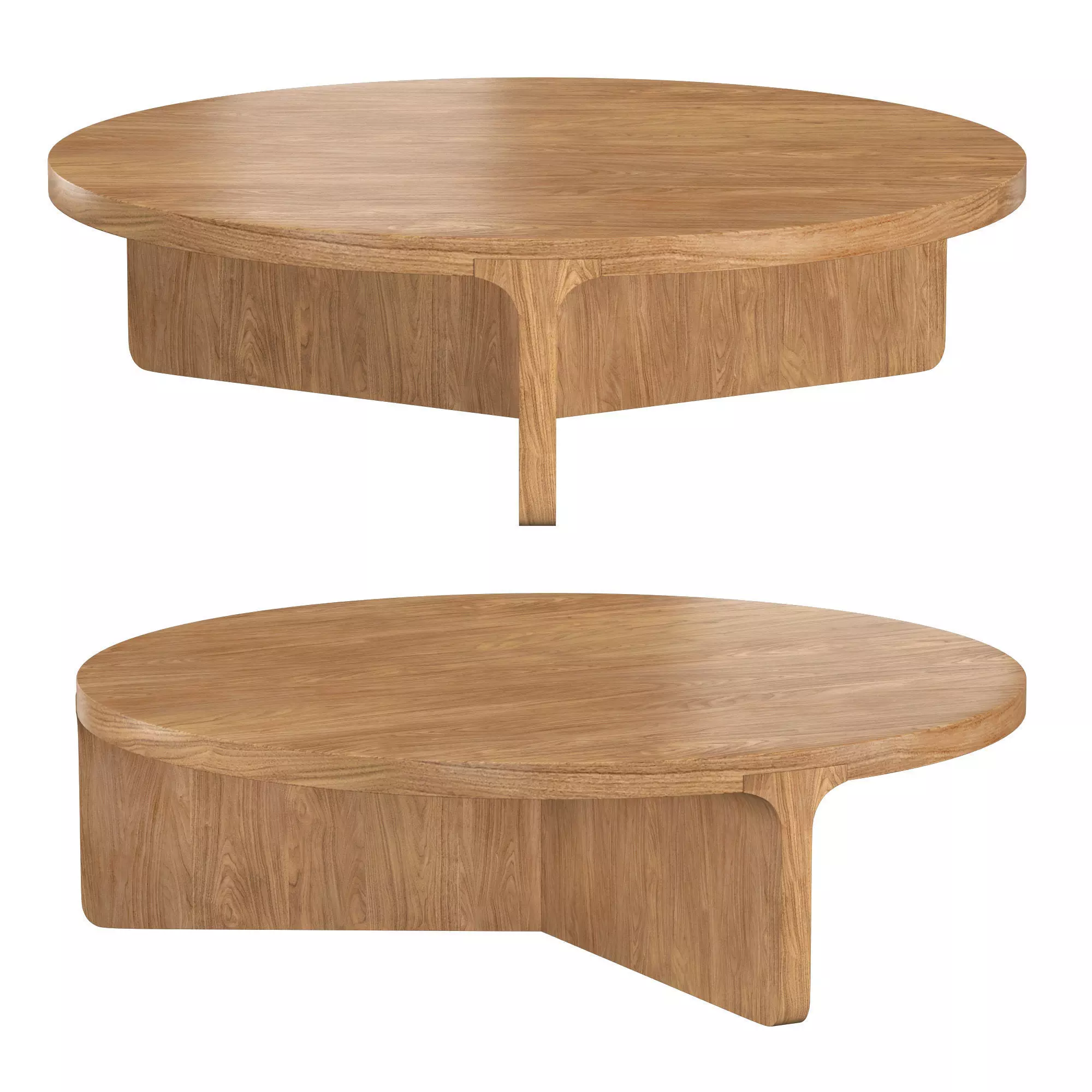 SANTIAGO ROUND COFFEE TABLE 3D model_0
